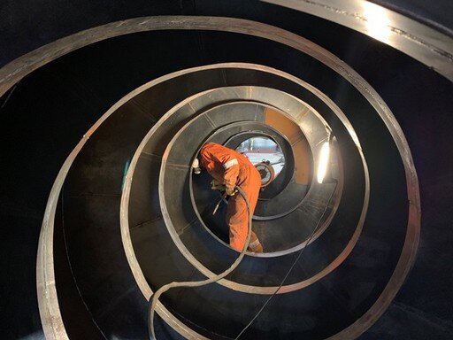 Building new mixer drum.JPG