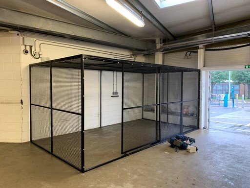 Secure cage for Victoria hospital.JPG