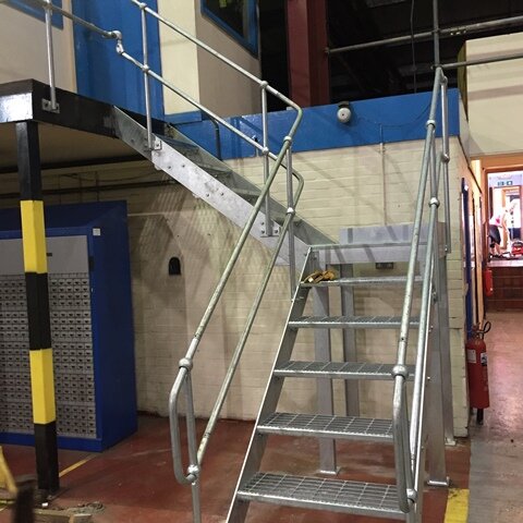 Staircase for office at Proclad.JPG